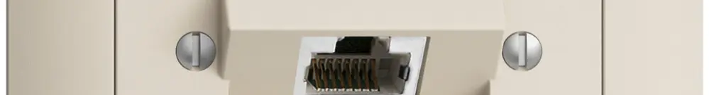 Presa INS 1×RJ45/s 8P ITplus EDIZIOdue crema 