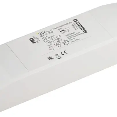 Appareil de commande LED SLV VALETO RGBW, max. 4×96W (4×4A), 12/24VDC 