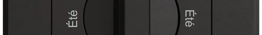 UP-Montageset EDIZIO.liv SNAPFIX® f.Drehschalter m.Griff Été-Hiver-Été-Hiver sz 