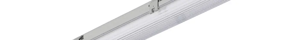 Luminaire p.locaux hum.Sylvania SYLPROOF G13 1×13W 1550lm 840 IP65 1280×65mm gr 