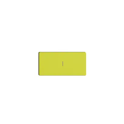 Pulsante 1/2 INC Edue Wiser simbolo l (on) lemon 
