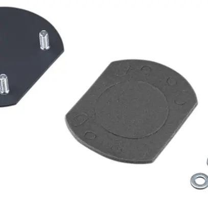 Plaque de recouvrement Rittal CP 6505.200 90×71mm gris pour CP90 90×71mm 