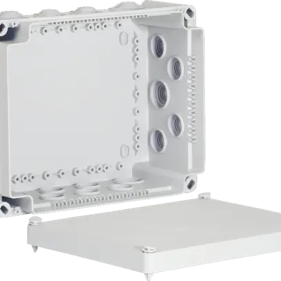 Boîte de dérivation PLEXO vide 310×240mm gris clair 24 entrées 