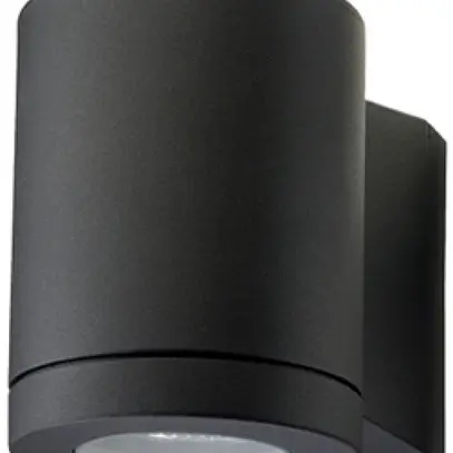 Applique SG Metro GU10 6.2W 330lm 3000K IP65 REG Ø90×120mm nero 