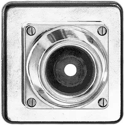 Poussoir lum. ENC mouil. A-R/1L Al nat.FH, orient.LEDjn 