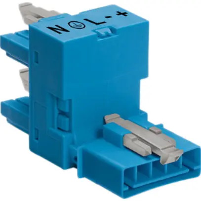 Répartiteur H WINSTA MINI 890 5L 1 fiche/2 prises, bleu 