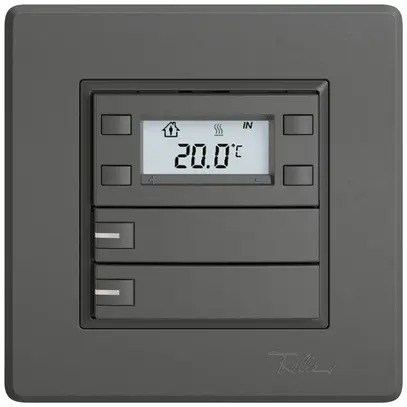 Poussoir RTH ENC EDIZIO.liv SNAPFIX® a.RGB-LED 2×touches comm.1T grf 
