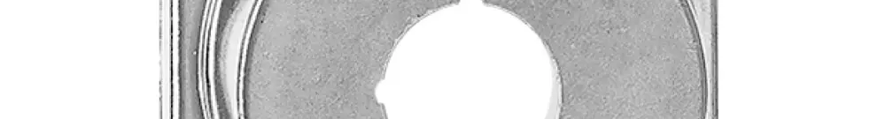 Copertura cieca bagn. per AG.GUP Al natura con foro 22.5mm 