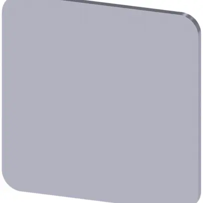 Plaquette de marquage Siemens SIRIUS ACT, sans impression, 22×22mm, argent 