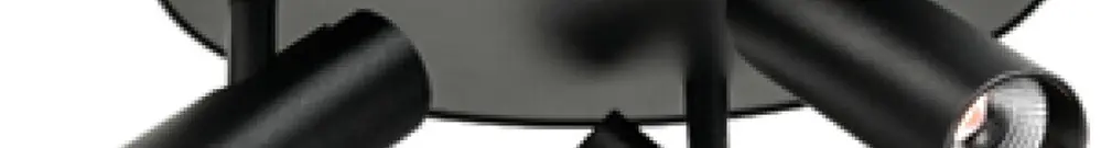 Spot LED SG Tube Micro 3×6W 960lm 920…928 40° REG Ø250×120×29mm nero 