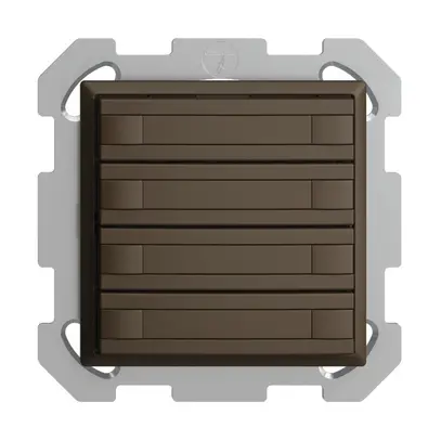 Poussoir KNX RGB ENC EDUE, 250mW, s.LED, papier, 4×poussoir, C.2×T., cof 