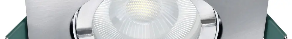 Spot INS Sylvania INSET GU10 1×75W IP20/44 100×95×95mm alluminio 