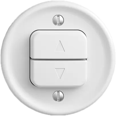 Contact pour stores STANDARDdue SNAPFIX® 10A 250V 2 touches 1 canal bc 