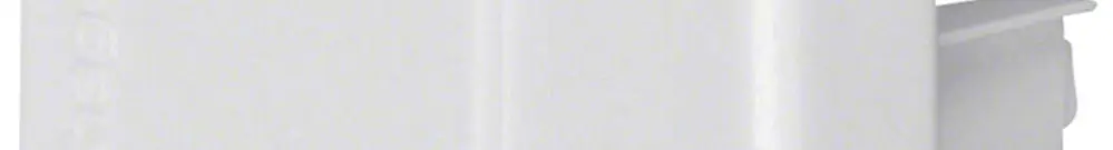 Pezzo finale Hager tehalit.LF/LFH regolabile (30/40)×60mm grigio IP30 