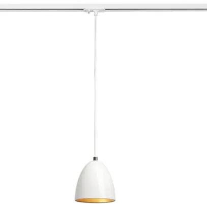 Luminaire suspendu PARA CONE 14 GU10 35W avec adaptateur 1-phase IP20 blanc/or 