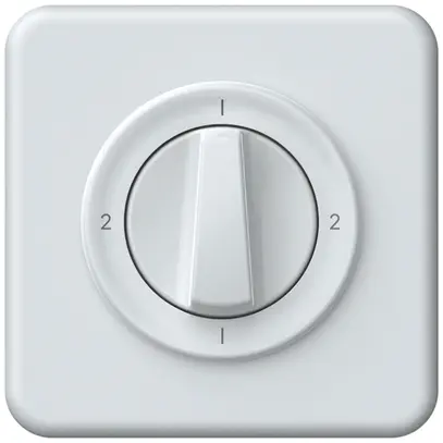 Interrupteur rotatif ENC origin commutateur 3/1L 16A 250V 1-2-1-2 92×92mm blanc 