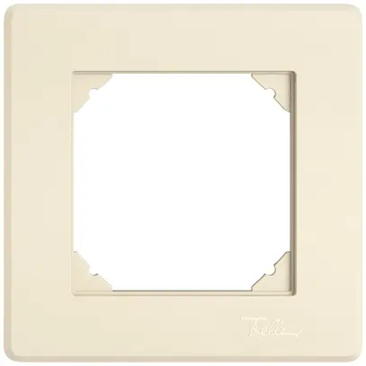 Telaio di copertura INC EDIZIO.liv SNAPFIX® 1×1 96×96mm cr 
