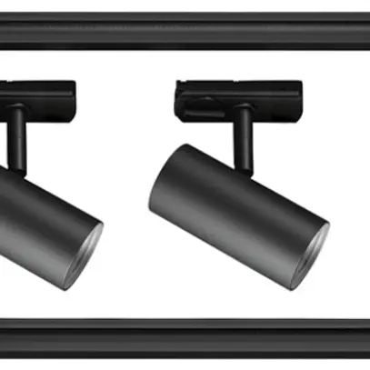 Kit proiettore LED SLV NOBLO SPOT 19W 2250lm 927 32° REG 1fa Ø50 ne con binario 