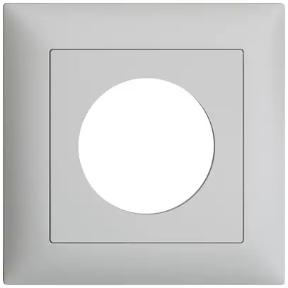 Kit de recouvrement ENC EDIZIOdue thermostat 88×88×7mm gris clair IP20 