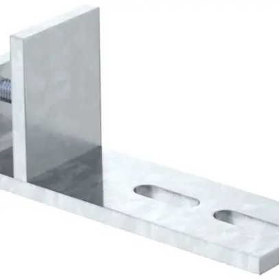 Befestigungsklemmstück Bettermann 20×166mm tauchfeuerverzinkt 