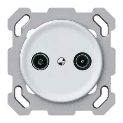 Presa antenna INC TV-R origin presa terminale 10.5dB bianco 