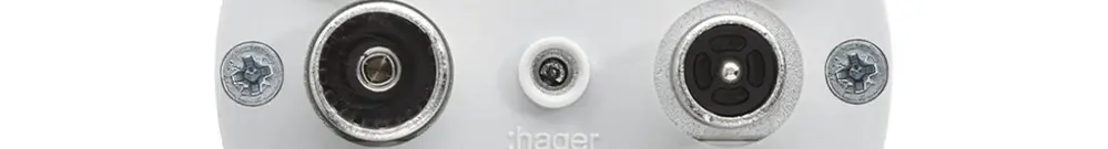 Inserto per presa antenna Hager R/TV montaggio E 10.5dB 2GHz 