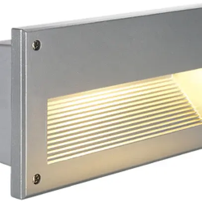 Lampada a muro LED INS SLV BRICK DOWNUNDER, 3.6W 30lm 3000K IP54 grigio argento 