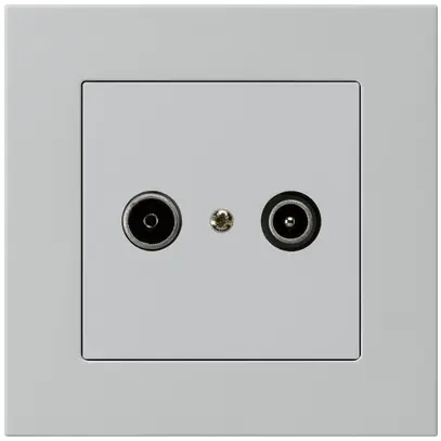 Presa di passaggio INC kallysto.pro R/TV 14dB grigio chiaro 