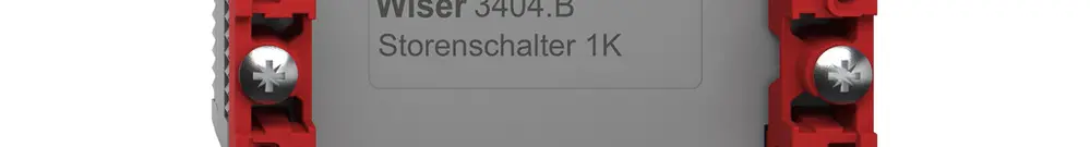 Funktionseinsatz Storenschalter 1K Wiser SNAPFIX® 2 Schaltkontakte 