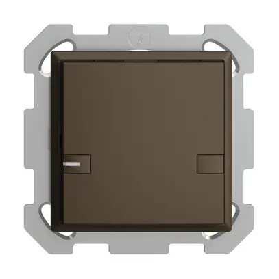 Pulsante KNX RGB INC EDUE, 250mW, c.LED RGB, 1×pulsante, com.2×tasti, cof 
