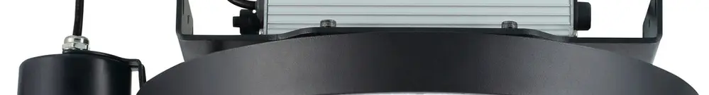 LED-Hallenstrahler Sylvania Granit 120W 19500lm 840 85° IP54 DIM schwarz 