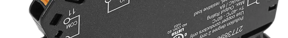 Relè WM TRPL 1CO 6A AgNi 19.2…28.8VDC LED raccordo a innesto 