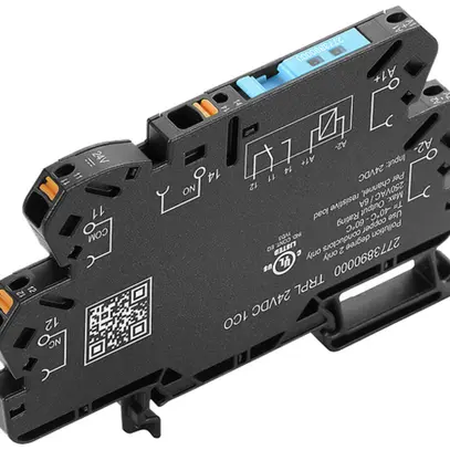 Relè WM TRPL 1CO 6A AgNi 19.2…28.8VDC LED raccordo a innesto 