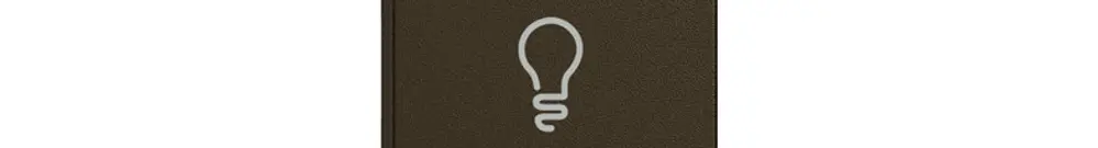 Taste 1/2 EDIZIO.liv Wiser mit SNAPFIX® horiz.mit Symbol Licht br 
