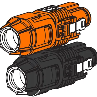 BYD avalanche émetteur-récepteur fiche 3 pour câble 35mm2 