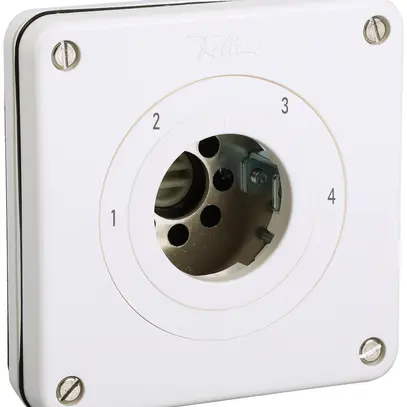 Interruttore graduato INC senza cilindro NEVO 2P, IP21, 1-2-3-4, rit.9, bianco 