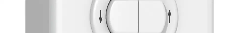 Pulsante per tapparella AP CLASSIC 2P bianco 