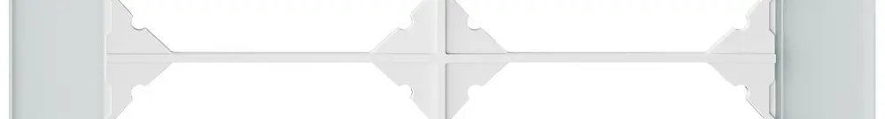 Telaio di copertura INC EDIZIO.liv prestige SNAPFIX® 2×2 154×154mm sp 
