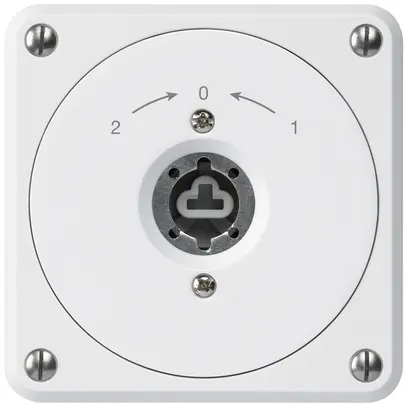 Contact pivotant à clé ENC robusto blanc sans clapet sans cylindre invers.combi 