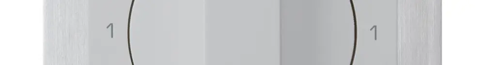 Interrupteur rotatif ENC kallysto 0/1L gris clair avec manette 