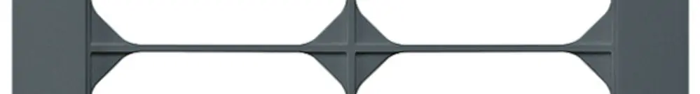 Telaio di copertura INC kallysto.trend 4×2 antracite 154×274mm 