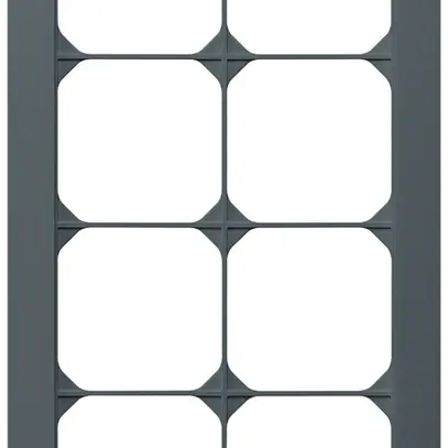 Telaio di copertura INC kallysto.trend 4×2 antracite 154×274mm 