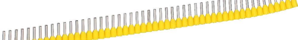 Embout de câble Weidmüller H isolée 1mm² 8mm jaune relié Weidmüller 