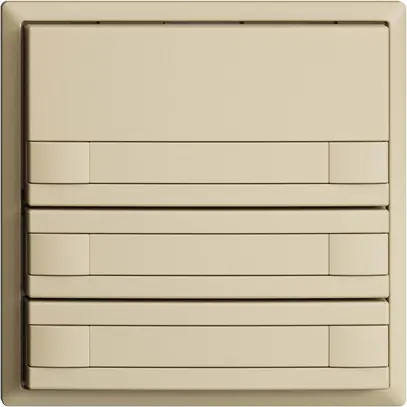 Poussoir KNX RGB EDUE, 250mW, s.LED, a.insert papier, 6×poussoir, 1×touche, van 