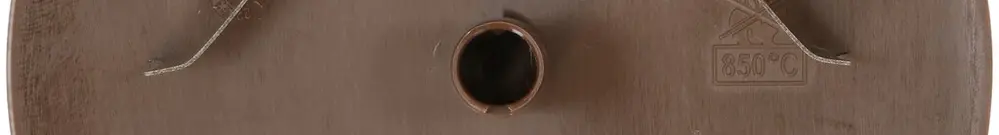 Rosetta di copertura MH clip a molla a innesto Ø98×3mm marrone 