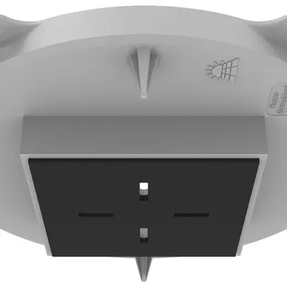 Elemento frontale Spotbox Mini Flex 75×75mm per calcestruzzo a vista grigio 