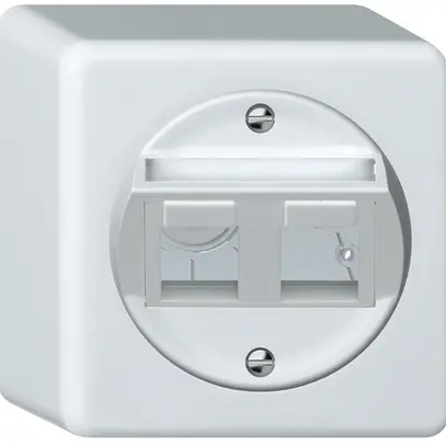 Kit de montage AP origin oblique 2×Kestone 88×88mm blanc 