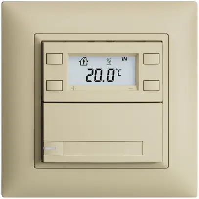 UP-RTH-Taster KNX 1-fach EDIZIOdue FMI vanille, mit Papier+LED RGB 