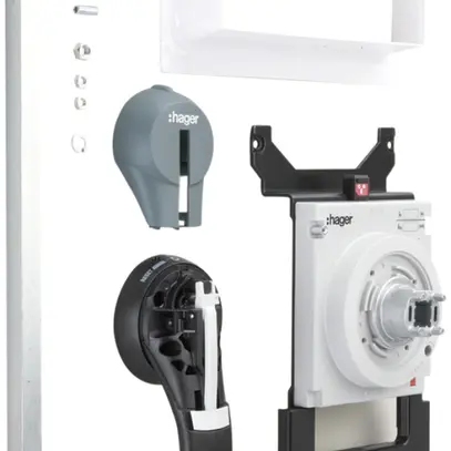 Azionatore rotativo Hager h630 montaggio porta 