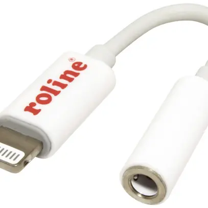 Adaptateur audio ROLINE Lightning → 3.5mm jack (prise stéréo) 